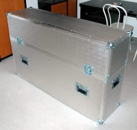 Koffer für Plasma-/LCD-Flachbildschirm-Transport